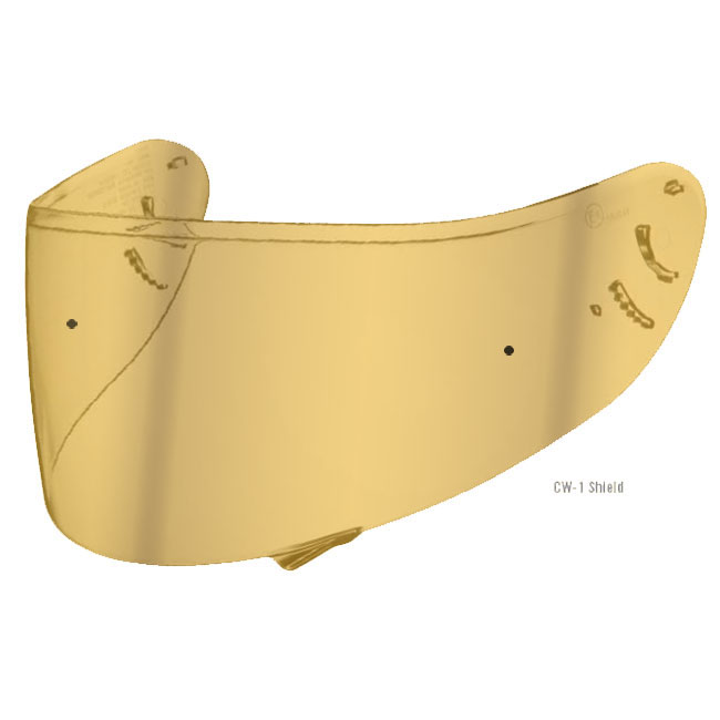 CW-1 VISOR - GOLD SPECTRA (IRIDIUM)