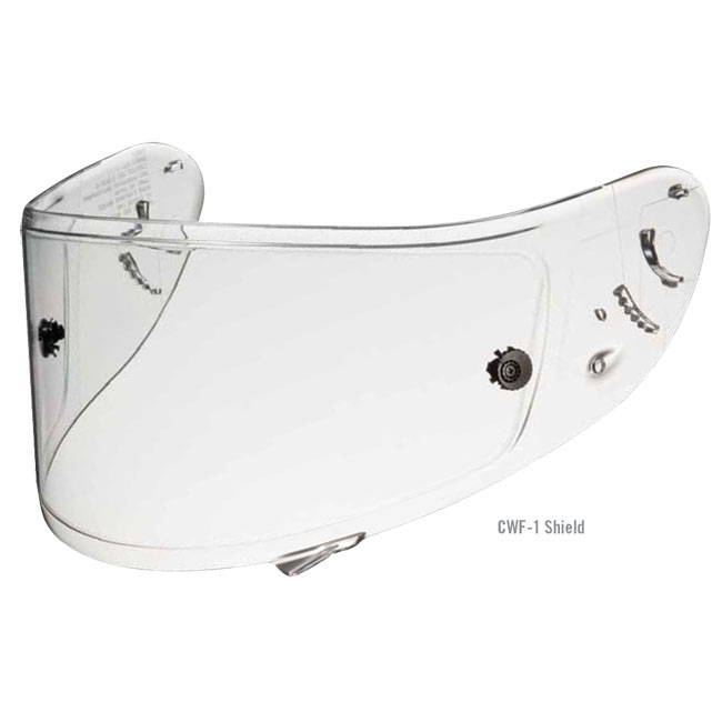 CWF-1 VISOR FLAT RACE - CLEAR