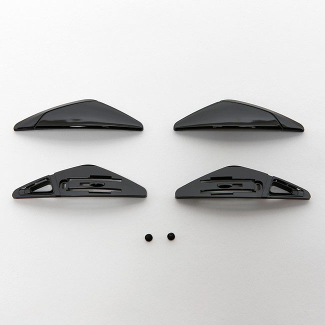 NXR UPPER AIR INTAKE VENTS (SIDES) BLACK