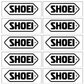 SHOEI VISOR STICKER (10X SHEET)